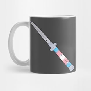 Transgender Pride Knife Mug